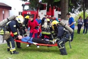 У Луцьку рятувальники вчилися боротися з наслідками терактів