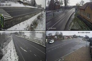 Волинські дорожники показали, як чистили перший сніг на дорогах області (Фото)