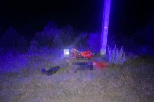 На Волині загинув неповнолітній мотоцикліст, зіткнувшись з електроопорою