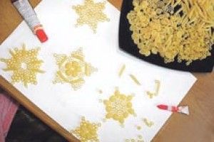 МАКАРОННІ СНІЖИНКИ
