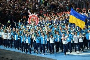 Збірну України бурхливими оваціями зустріли на Європейських іграх (Відео)