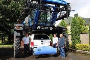 Волинським аграріям демонстрували «космічну» техніку