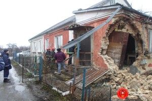 У Рівному обвалилася стіна житлового будинку (фото)