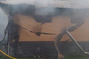 На Рівненщині горіло господарство (Фото)