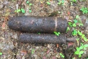 У лісі на Дубенщині знайшли реактивний та артилерійський снаряди