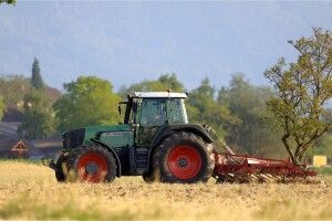 На Горохівщині згорів трактор
