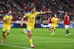 Україна у напрочуд важкому матчі перемогла на виїзді Угорщину
