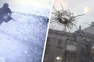 Азербайджанські дипломати оприлюднили відео стрільби по консульству у Харкові
