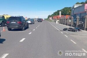 На Волині автівки не розминулися з мотоциклом