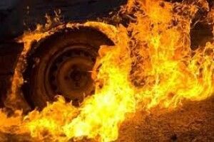 У Горохові горів автомобіль лучанина