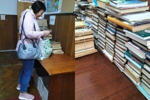 У Луцьку здали на макулатуру майже пів тонни російськомовних книг