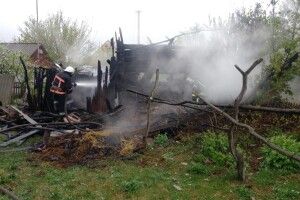На Камінь-Каширщині у вогні загинув чоловік