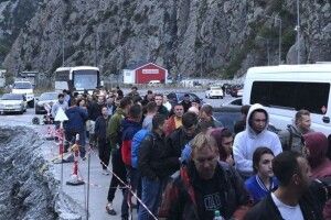Кількість росіян на в'їзді до Грузії на тлі мобілізації майже подвоїлася