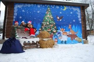 У Рівненському зоопарку облаштували новорічно-різдвяну фотозону