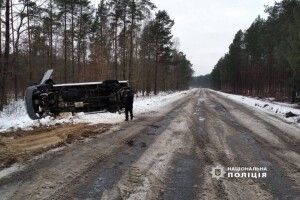 На Любешівщині в аварію потрапив водій рейсового автобусу 