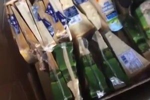   Українські прикордонники вберегли росіян від підсанкційного сиру (відео)