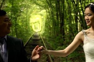 Китаєць освідчився у клеванському «Тунелі кохання»