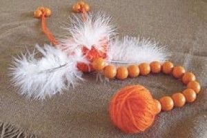 СТРАУСЕНЯ ІЗ НИТОК