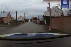 П’яний водій влаштував погоню з поліцією під Луцьком (Відео)