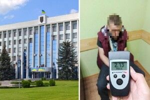 П’яний чоловік зламав двері в ОДА... щоб написати заяву Зеленському