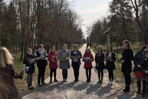 Діти піснями зустрічали птахів з вирію