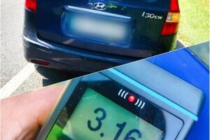 Волинські патрульні наздогнали водія із смертельною дозою спирту в крові