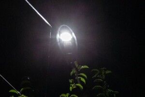 У Боголюбах біля дитсадка встановили освітлення 
