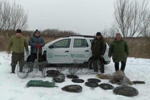 У нацпарку на Волині вилучили 18 заборонених знарядь лову