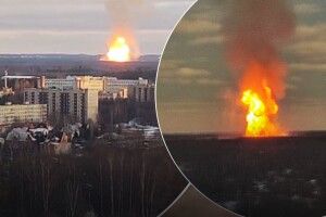 Потужний вибух біля Санкт-Петербурга (Відео)