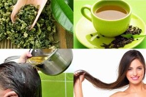 Зелений чай допоможе волоссю