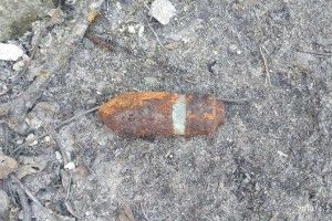Рівненські піротехніки зробили «ба-бах» знайденому в Орлівці артснаряду (фото)