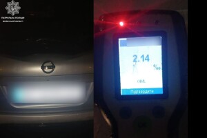 На Волині в комендантську годину упіймали нетверезого водія