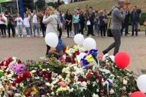 Тисячі жителів Мінська вийшли на акцію пам’яті загиблого під час протестів 
