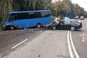 Маршрутка «Луцьк–Зарічне» потрапила в ДТП: троє постраждалих, серед яких – дитина (Фото)