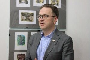 У Луцьку білоруський письменник презентував книгу поліською говіркою
