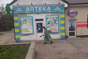 Проведено дезінфекцію найбільш відвідуваних місць у Старій Вижівці