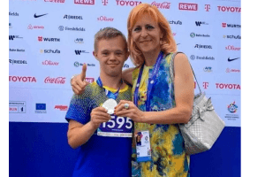 «Сонячний хлопчик» з Волині здобув 2 медалі на Спеціальній Олімпіаді в Німеччині (Фото)