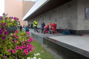 У Луцьк з'їхалися «швидкі» з усієї області (фото)