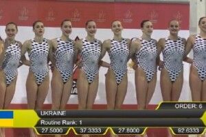 Українки виграли 6 золотих медалей у світовому етапі з синхронного плавання