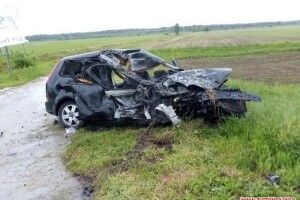 Мешканці Рівненщини потрапили в аварію в сусідній області (Фото)