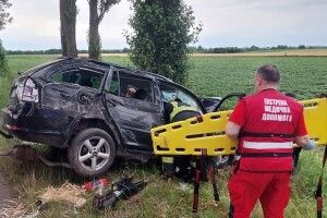 На Волині автівка врізалася в дерево: постраждала дівчина