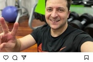 Ніхто тобі не заздрить: як соцмережі відреагували на нове селфі Зеленського зі спортзалу