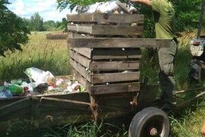 Ось скільки сміття зібрали в урочищі Лагуна на озері Люб’язь (Фото)