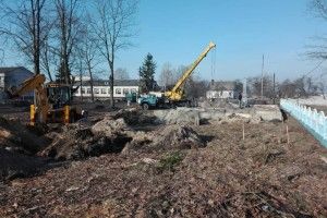  На Маневиччині триває будівництво нової амбулаторії 