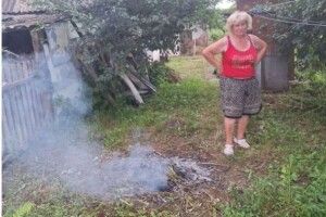 У Луцьку оштрафували жінку, яка палила суху рослинність
