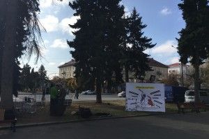 У центрі Луцька торгують, грають і б’ються на мечах, щоб допомогти онкохворій дівчині