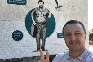 В Ужгороді з’явився мурал волинського художника