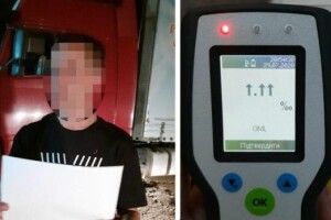 Під Києвом упіймали за кермом іноземця-далекобійника, у якого було понад 5,0 проміле алкоголю в крові