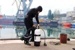 В українській армії - єдина жінка-водолаз