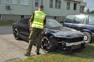 У «Дорогуську» затримали крадену «Ауді» вартістю понад 1 мільйон гривень